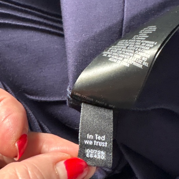 Ted Baker Strapless Purple Dress - Picture 8 of 11